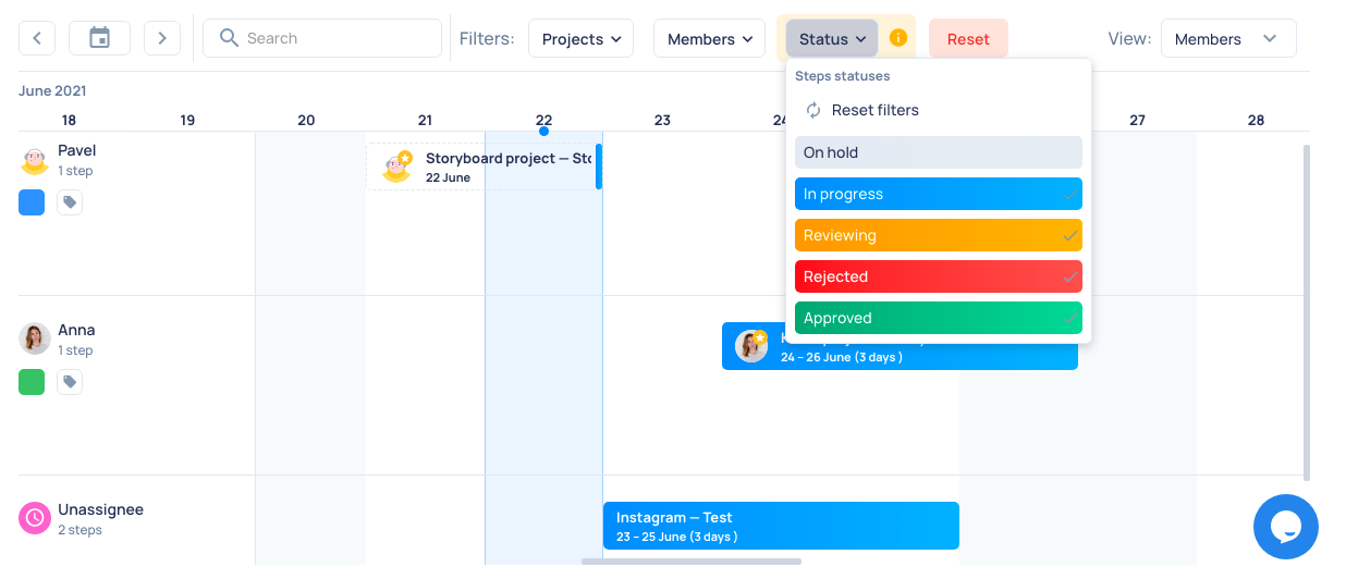 Gantt Chart