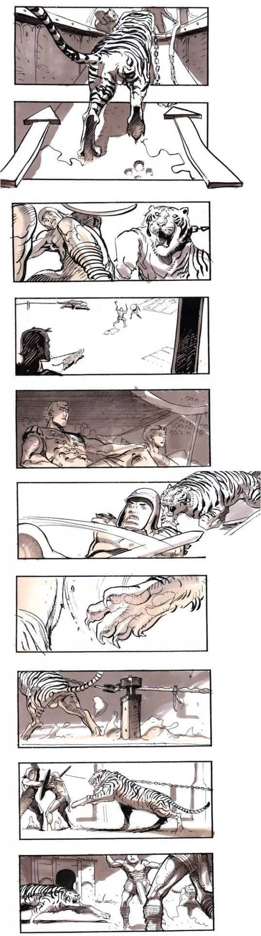 Storyboard Examples - Gladiator