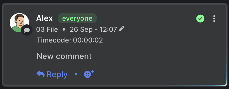 New Comment