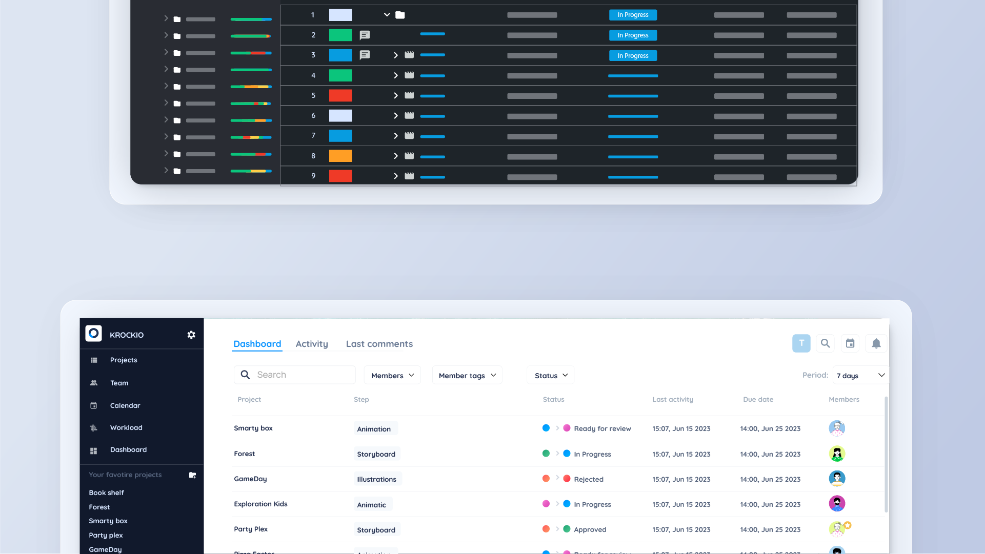 How Krock.io compares to Ftrack?