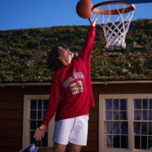 Basketball player is making slam dunk 'from Netflix show, Stranger Things(2016)