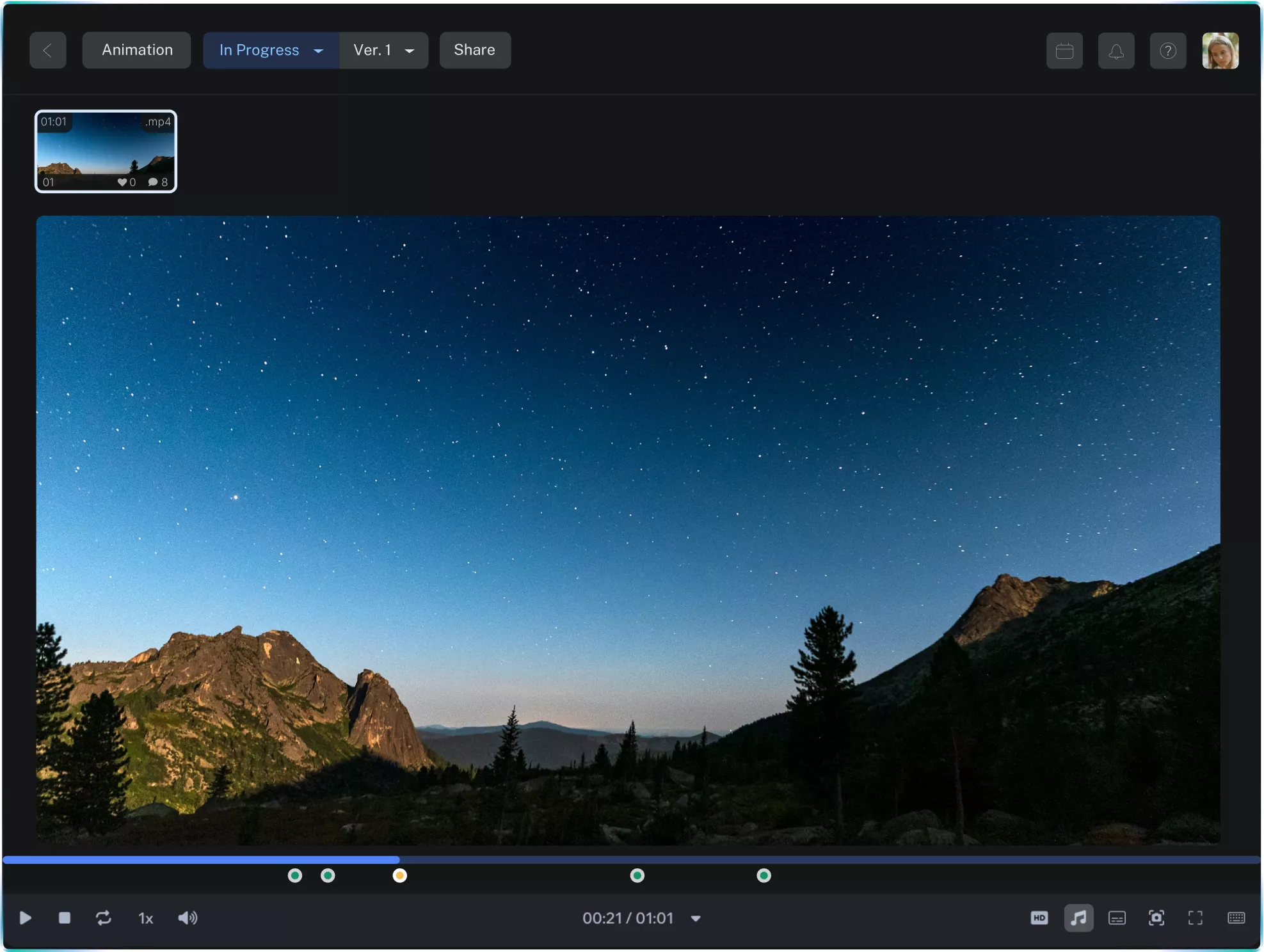Krock.io audio annotations and media review