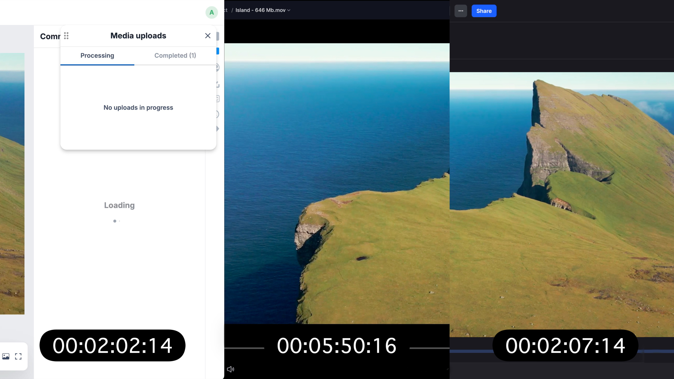 wipster vs frame 650mb uploading speed test